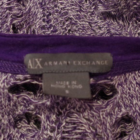 Armani Exchange Scoop Neck Loose Weave Sweater- Sz. Sm - Picture 4 of 4